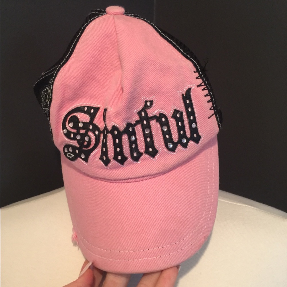 Sinful Women’s Pink Rhinestone Hat!